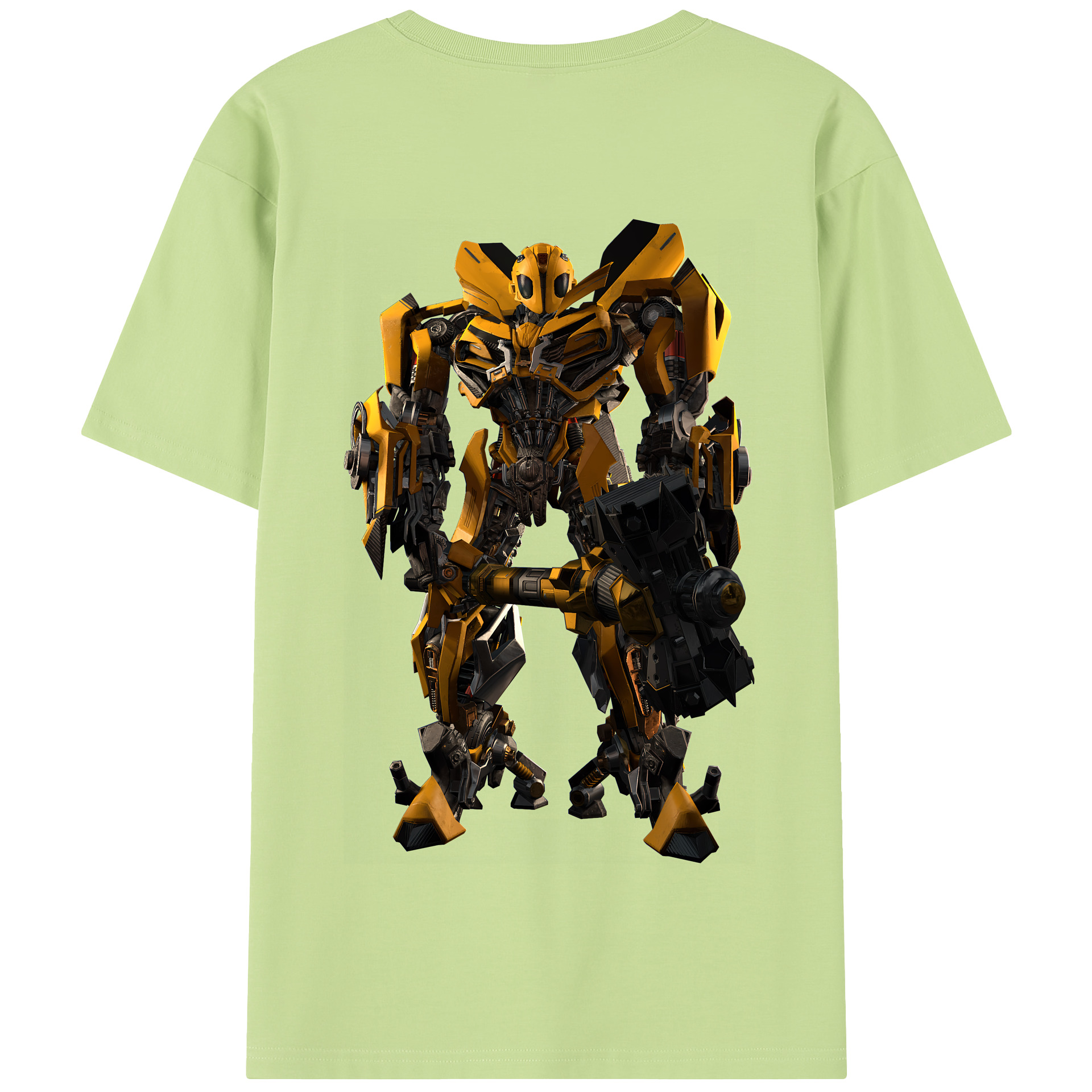 （画像用） Transformers トランスフォーマー 綿100％半袖Tシャツ（背面プリント）